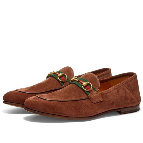 bit loafers gucci|Gucci suede loafers.